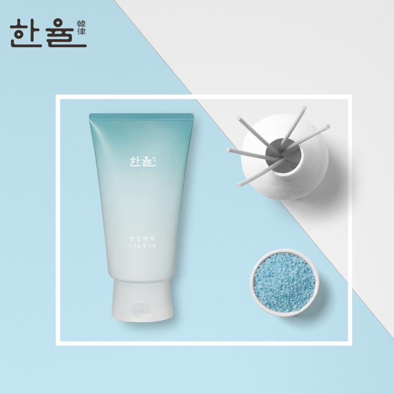 爱茉莉官方海外旗舰店爱茉莉HANYUL/韩律薄荷敏感啫喱霜100ml补水保湿滋润干燥控油2