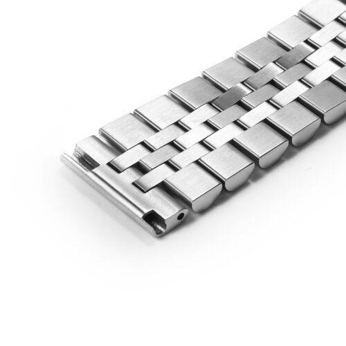 带标快拆实心不锈钢五株表带适用精工SKX009钢带18/19/20/21/22mm - 图2