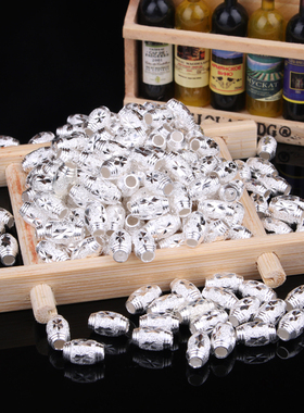 diys990纯银手工路路通珠子