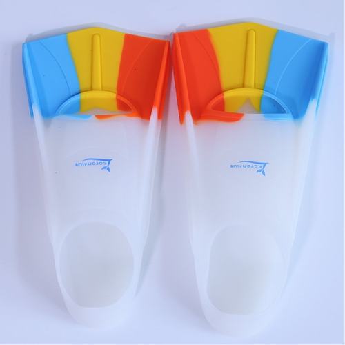 KARAN AUS/卡伦奥斯 幼童脚蹼 软儿童短脚蹼 潜水小脚蹼浮潜脚蹼 - 图2