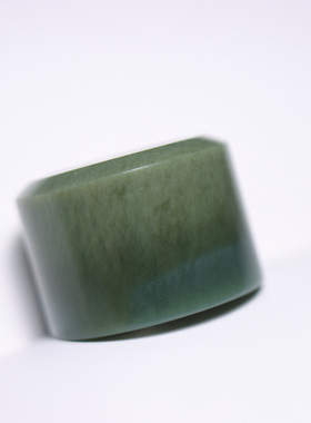 沙枣青玉扳指男女玉扳指指环