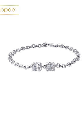 readyforduty925银镀白金/锆石