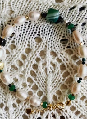 X JOL X能量多巴胺系列-活力绿项链/手链原创设计文玩饰品民族女