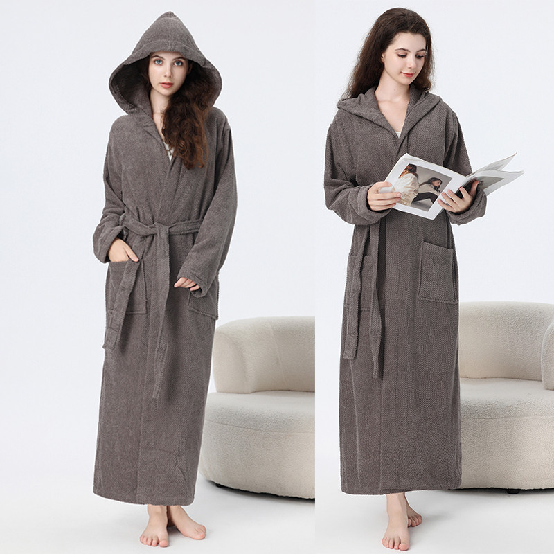 浴袍女款纯棉毛巾吸水速干2025新款带帽子全棉睡衣加长款男士睡袍,淘宝优惠券,粉丝福利购,淘宝优惠卷