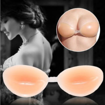 Silicone Invisible Chest Patch Bridal Bridal Wedding Dress Poly thickened Large-breasted ultra-thin Write True Swimming small breasted bra No-mark Breast Bra