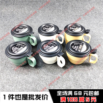 Japan INOMATA With Lid Mark Cup Student Childrens Milk Cup With Handcup Coffee Cup Tea Glass Plastic