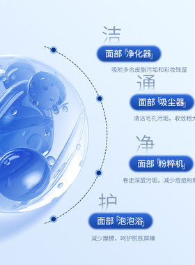 兰皙净痘清颜洁面膏100g