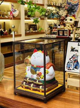 手工原创陶瓷日式招财猫店铺收银台生意兴隆摆件开业礼品高档摆件