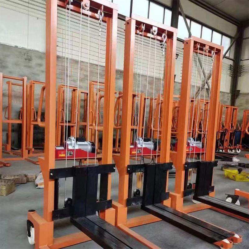 手动液压堆高车升降叉车随车叉车1吨全半电动充电液压升降操作车,淘宝优惠券,粉丝福利购,淘宝优惠卷