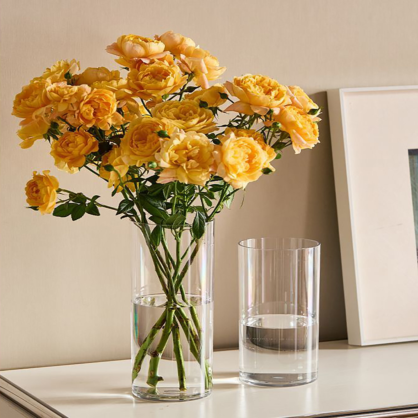 花瓶高透明防摔花店插花醒花桶家用客厅桌面水培绿植装饰摆件,淘宝优惠券,粉丝福利购,淘宝优惠卷