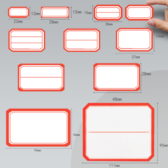 Dordose label sticker handwriting can be pasted self -adhesive label sticker and takes paper office category category.
