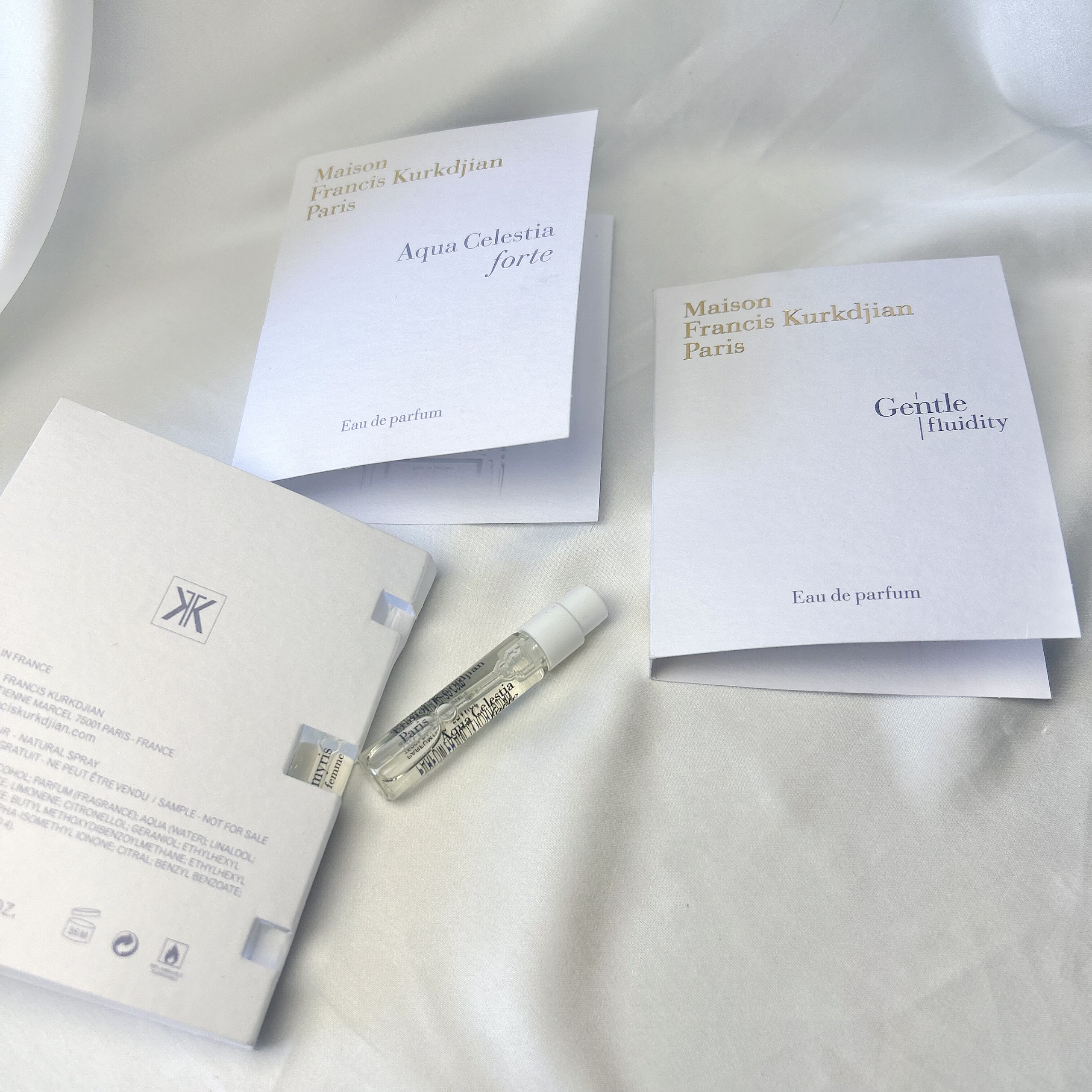 MFK梵诗柯香水小样2ml阿米瑞斯温柔金色流动媒介之水试管小样 - 图0