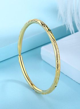 哪吒之魔童降世乾坤圈手镯男女同款情侣镀金手环复古饰品批发定制