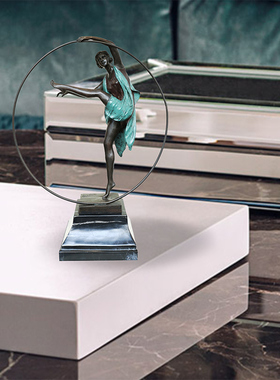 欧式纯铜人物摆件工艺品