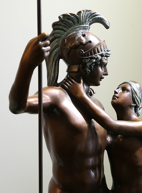 纯铜维纳斯玄关书房雕塑工艺品