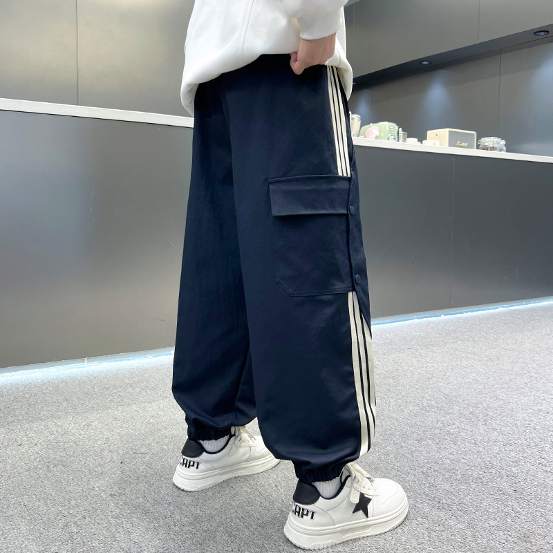 男童运动裤秋冬款2026新款男孩冬装加绒工装裤中大童儿童休闲裤潮,淘宝优惠券,粉丝福利购,淘宝优惠卷