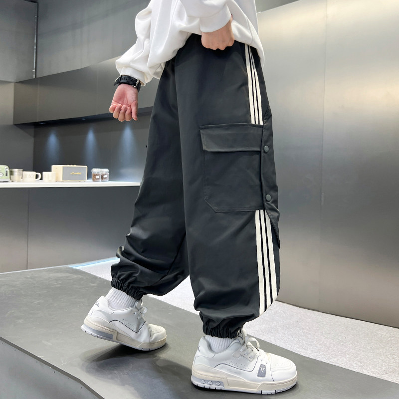 男童运动裤秋冬款2026新款男孩冬装加绒工装裤中大童儿童休闲裤潮,淘宝优惠券,粉丝福利购,淘宝优惠卷