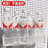 Hole board basket hole board accessories supermarket shelves mesh pocket hole board hanging basket hole board storage blue hardware rack