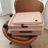 Бизнес -посадочный багаж женский 20 -килограммовый фронтальный флипперпад Мессел мужчина 24 тихий универсальный колесный компьютер коробка пароля 28