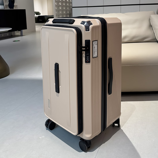 Expandable + brake wheel + explosion-proof zipper + side opening