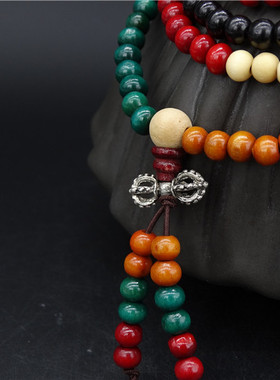 沉香木男女款佛珠手链