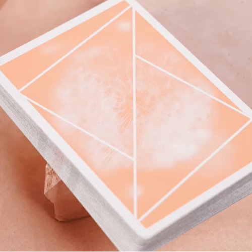 默默纸牌Flexible 柔和桃TCC出品渐变新手练习花切扑克牌 - 图2