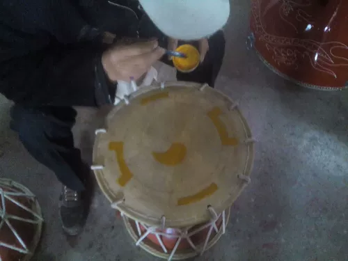 БЕСПЛАТНАЯ ДОСТАВКА ДЛИНА Длинной барабан в Северной Корее/Окрашенная в северо Корея барабан/взрослый северокорейский барабан с барабаном небольшое число детей Длинное барабан Южная Корея барабан