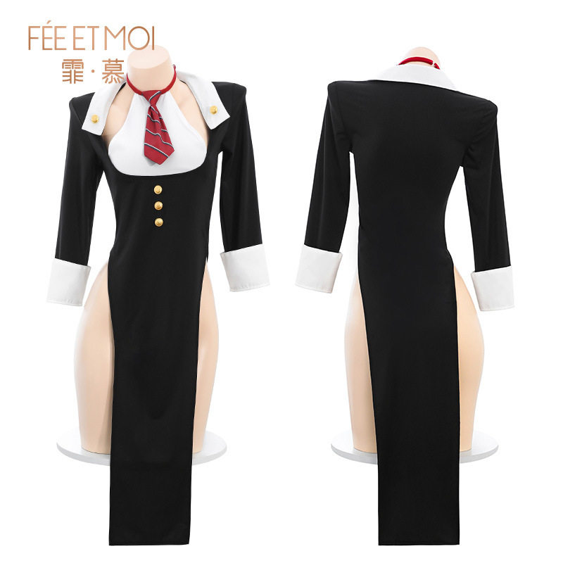 魅:性感禁欲教师高开叉连衣裙睡袍睡衣免脱连体衣,淘宝优惠券,粉丝福利购,淘宝优惠卷