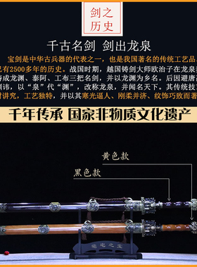 武当玄武太极八卦镇宅未开刃长剑