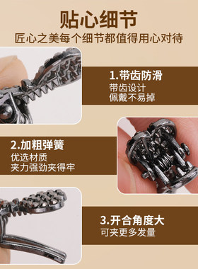 韩系高级感水钻蝴蝶结发夹女气质碎发刘海夹子百搭侧边夹发卡发饰