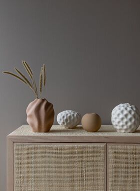 瑞典代购Cooee Design北欧Seedpod艺术客厅摆件陶瓷花瓶干花花器