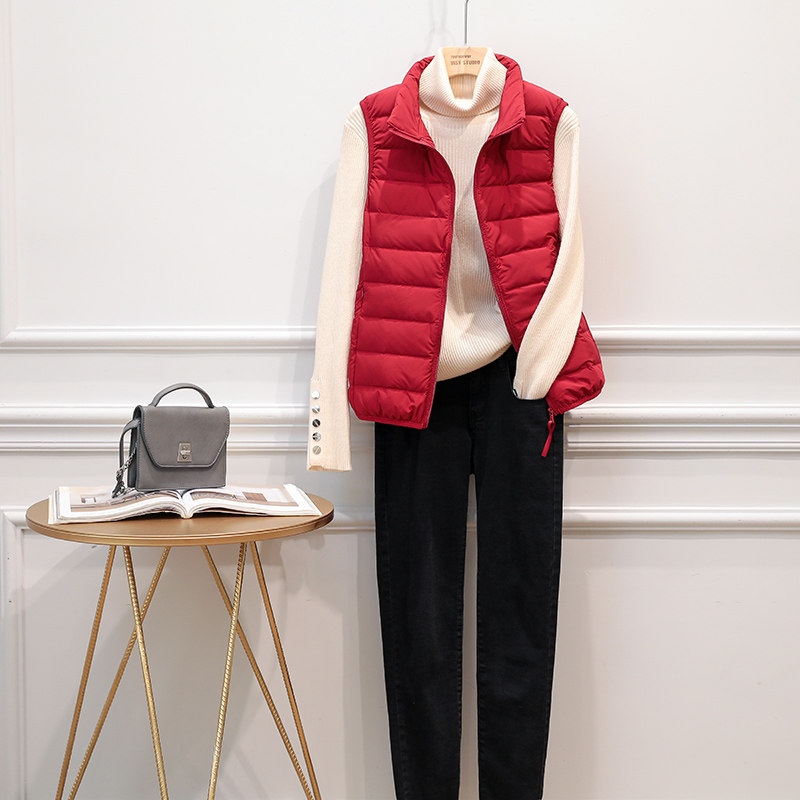 羽绒马甲短款2022秋冬新款羽绒服 玫凌羽绒服