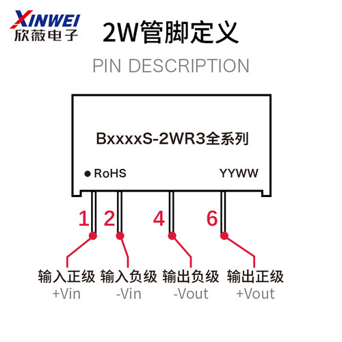 B0505S-1W 隔离电源模块B0505S-1WR2 R3 DCDC直流隔离模块5V转5V - 图1