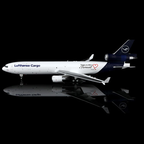 SQ Wings 1:200德国汉莎航空 麦道MD-11F D-ALCC 飞机模型 开舱版 - 图0