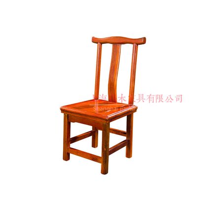 花梨木小椅子小官帽椅刺猬紫檀茶椅宝宝椅靠背椅圈椅实木家具定制 虎窝淘
