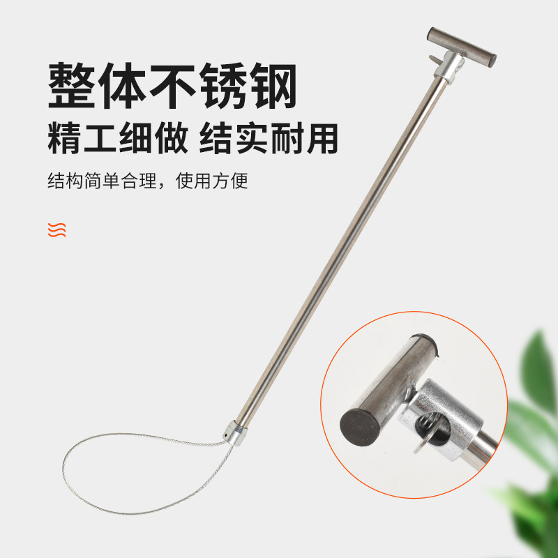 不锈钢套猪器出口型猪用保定器捕猪套工具金属长柄拉猪套猪嘴神器,淘宝优惠券,粉丝福利购,淘宝优惠卷