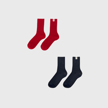 ICICLEs and womens clothing 2023 fall new melinu wool socks midbarrel socks suit