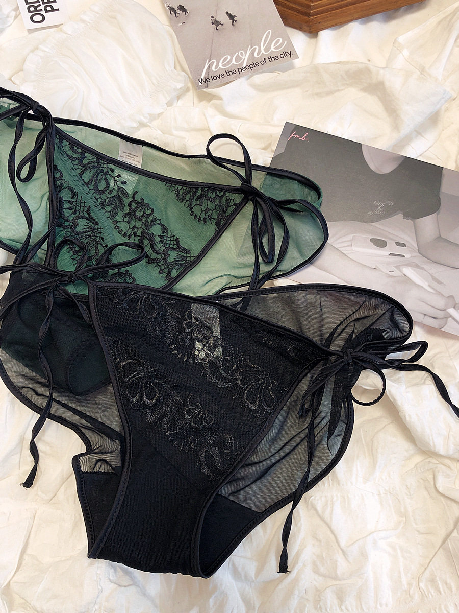 维多利亚性感透视刺绣网纱系带低腰高叉三角裤包臀纯棉舒适内裤,淘宝优惠券,粉丝福利购,淘宝优惠卷
