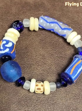 复古风 热带多巴胺 手链 珠子手环 设计风 可定制 flying design