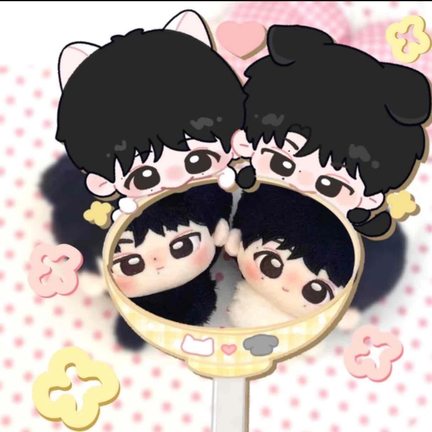 栩你渝生棉花娃娃钥匙扣挂件10cm公仔逆爱梓渝田栩宁周边同款礼物 - 图2