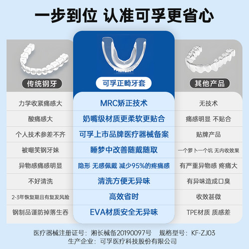 隐形牙套牙齿矫正器透明防磨牙护齿保持器成人通用纠正地包天整牙 - 图2