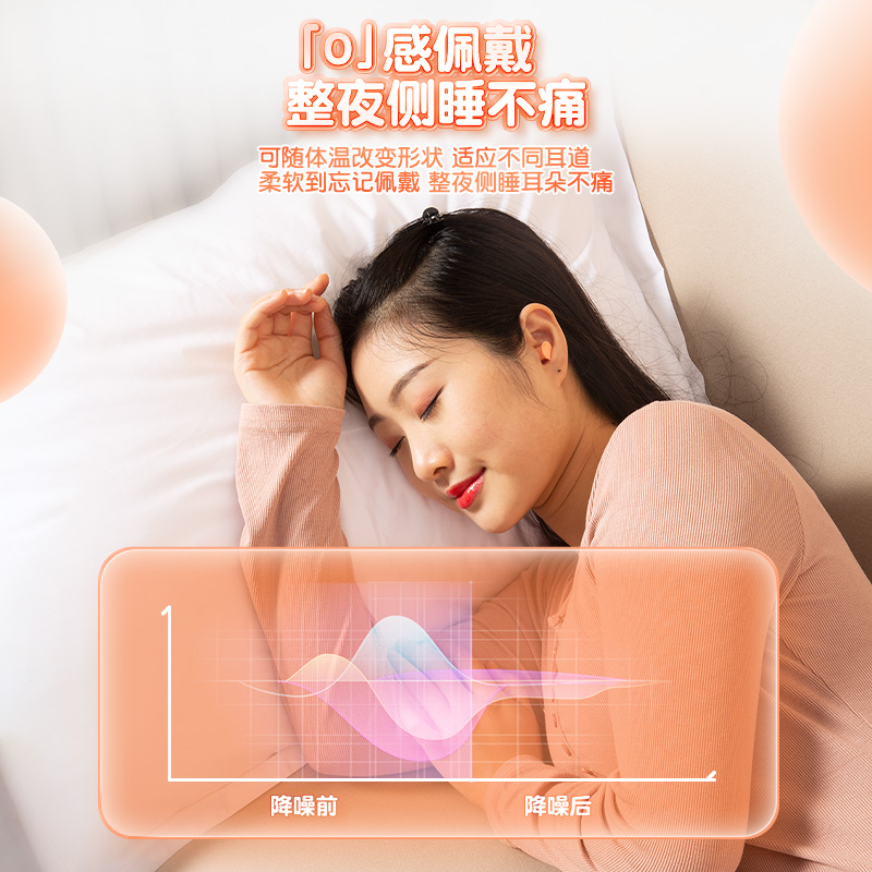 可孚耳塞睡眠睡觉专用超级隔音神器防噪音降噪防吵10枚/盒装