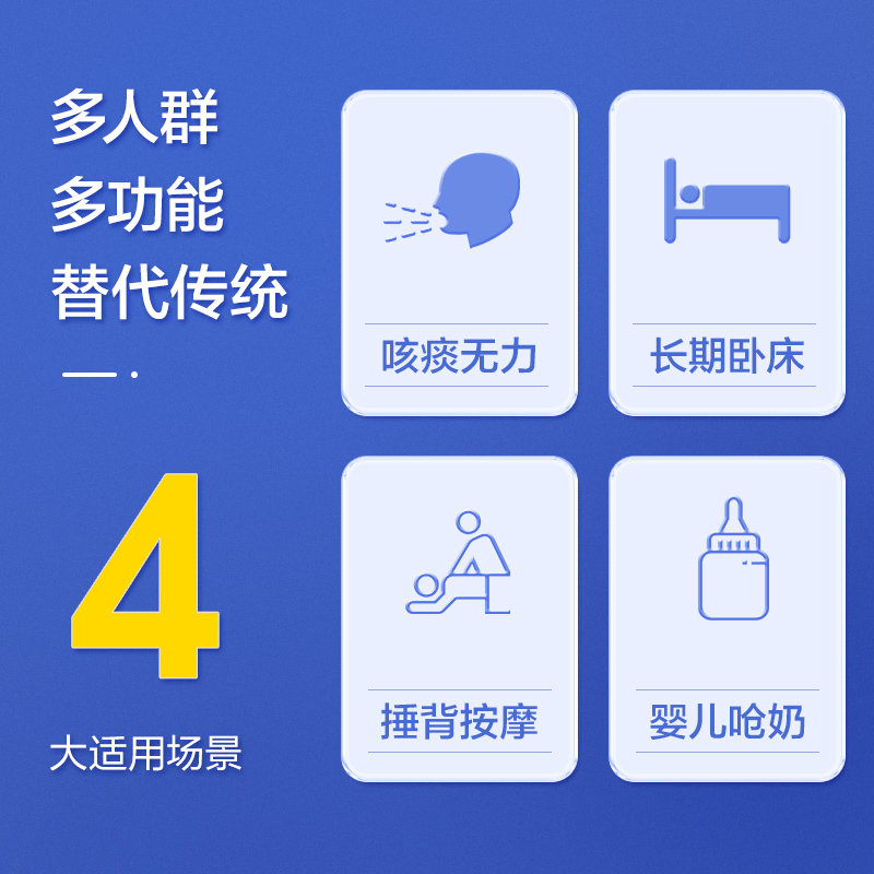 可孚拍背神器老人拍痰器咳痰家用拍痰神器扣背排痰硅胶拍痰杯拍嗝 - 图1