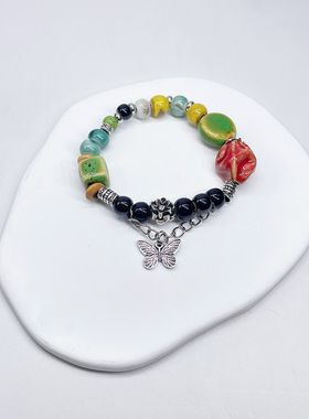 景德镇陶瓷手链文艺学生国潮手串