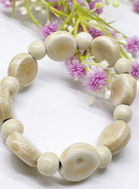 景德镇陶瓷手链女陶瓷中国风手工