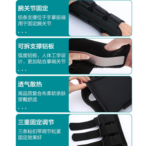 护腕扭伤医用手腕腱鞘炎手套妈妈手护具肌腱健鞘固定手指套男女 - 图0