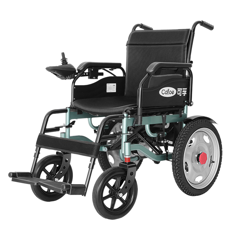 可孚电动轮椅智能全自动老人用残疾人代步车爬坡折叠轮椅车 - 图0
