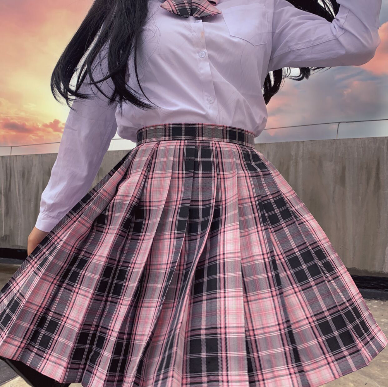制服 辣妹 原创格裙制服裙百褶裙女 现货汝汝同学正统 jk 制服 辣妹 原创格裙制服裙百褶裙女 现货汝汝同学正统 jk