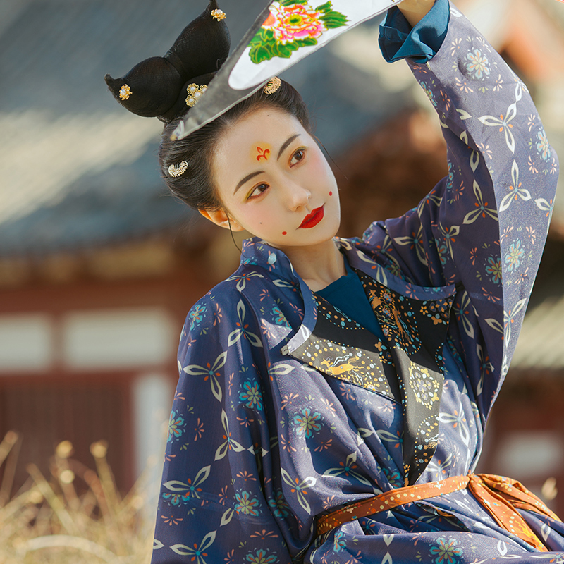 花朝记｜椒花颂声｜云瑶｜传统大放量｜男女通穿｜唐制汉服圆领袍 - 图0