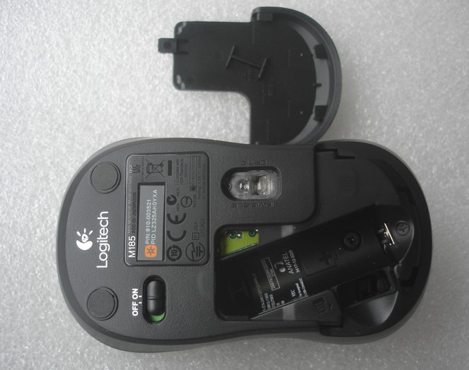 原装正品罗技 M185优联无线鼠标 USB笔记本电脑办公光电鼠标 - 图3